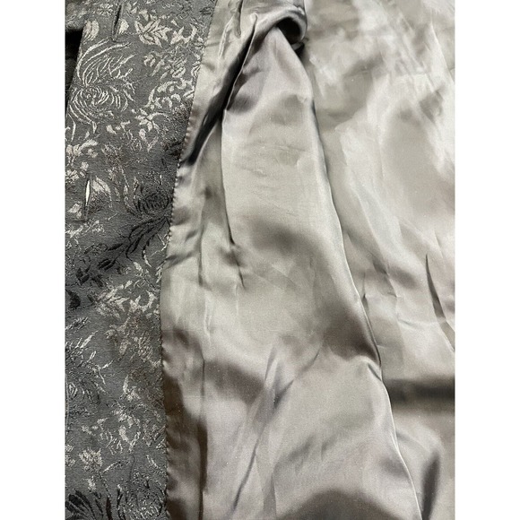 Vintage Indigo Moon Black Embellished Collared Long Sleeve Jacket Size L EUC - Picture 9 of 11